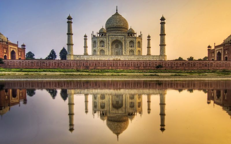landscape, cityscape, building, reflection, Tourism, evening landscape, cityscape, building, reflection, Tourism, evening