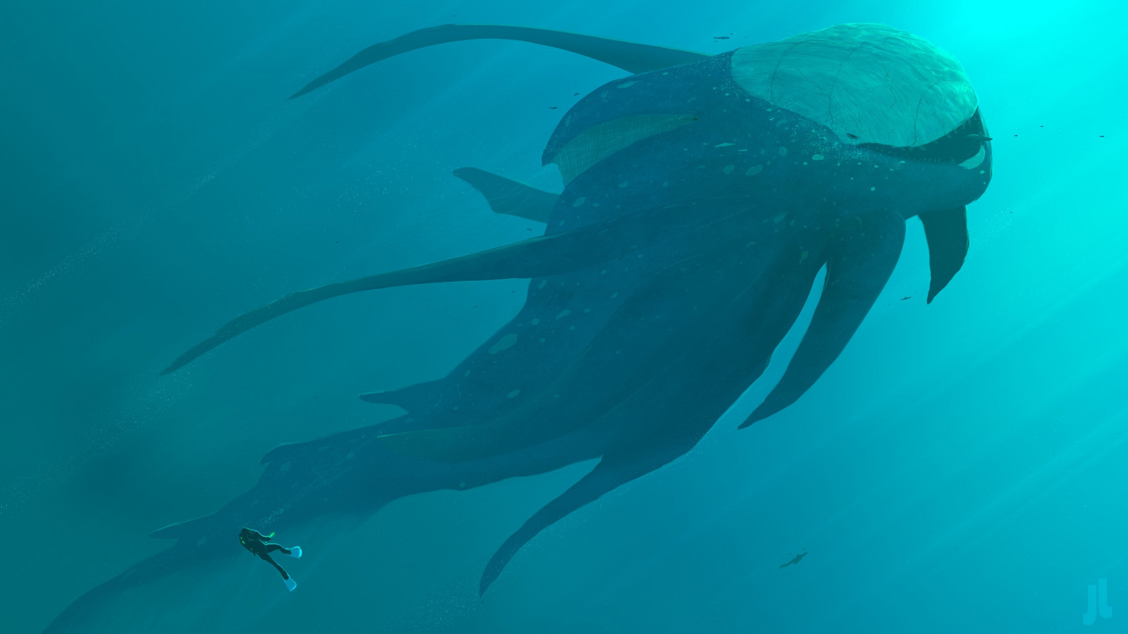 mořské příšery, moře, voda, Ryba, modrý, Pod vodou, Potápěči, ploutev, potápění, 2560x1440 px, mořská biologie, mořští savci, velryby delfínů a sviňuch, organismus, potápění, paryby, bony fish