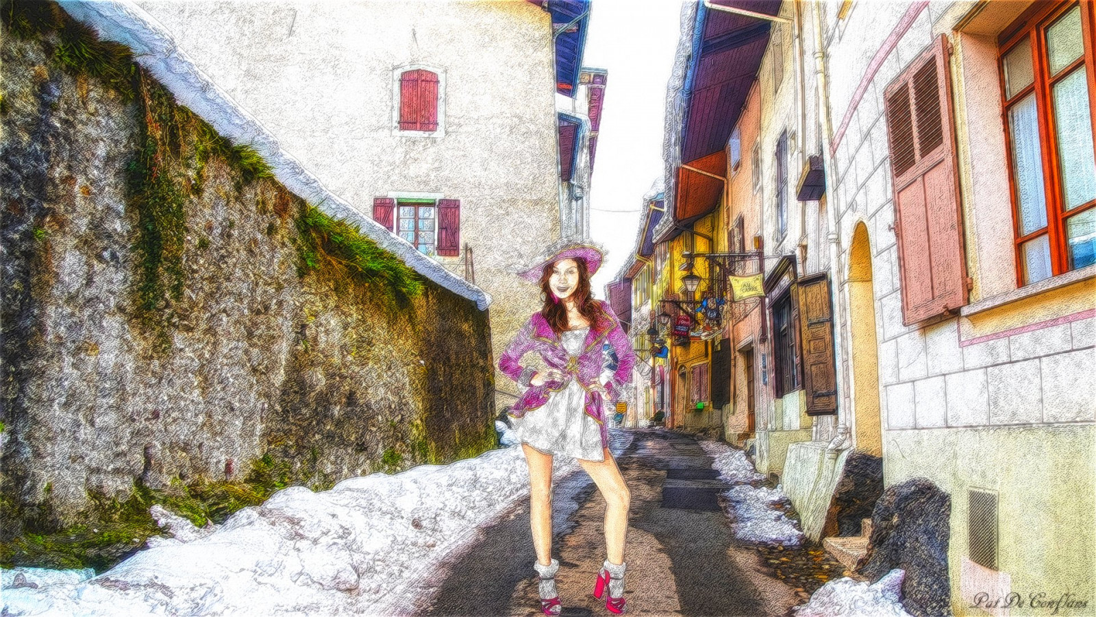 1920x1080 px, Conflans, hraběnka, středověký