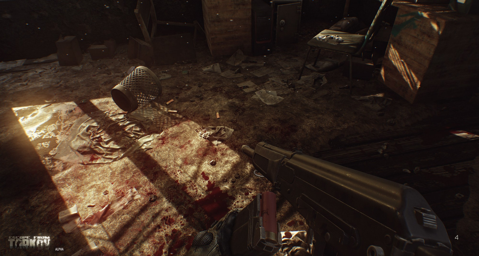 videohry, Uniknout z Tarkov, videojuegos, War Game, Taktická hra, MMORPG, První osoba střelec, tma, Snímek obrazovky, pc hry