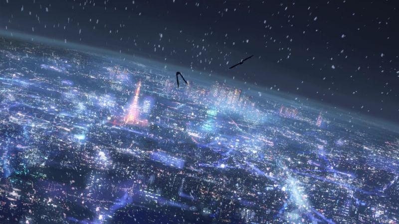 noc, anime, prostor, nebe, panoráma města, galaxie noc, anime, prostor, nebe, panoráma města, galaxie