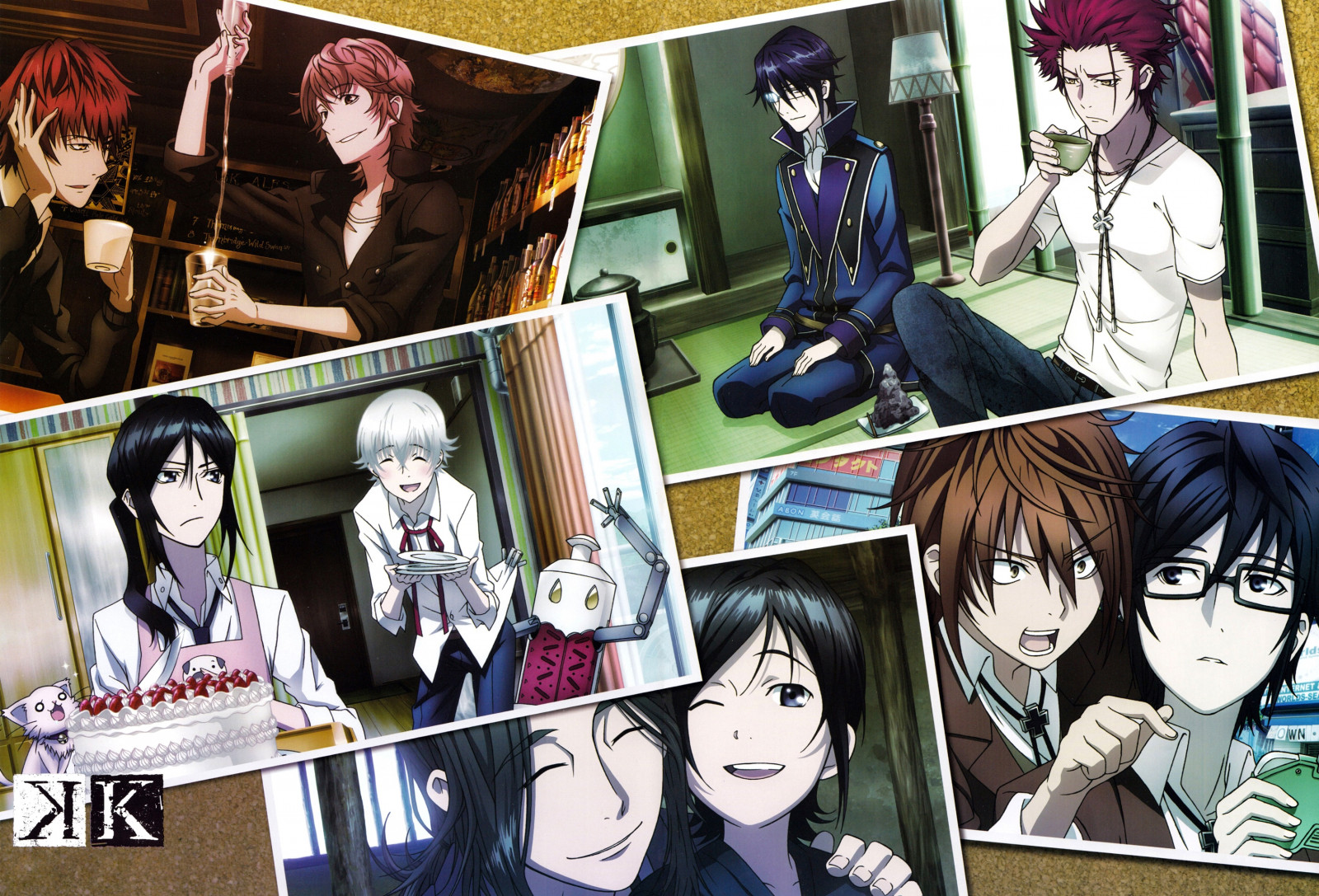 Wallpaper K Project Yatogami Kurou Isana Yashiro Neko K Project