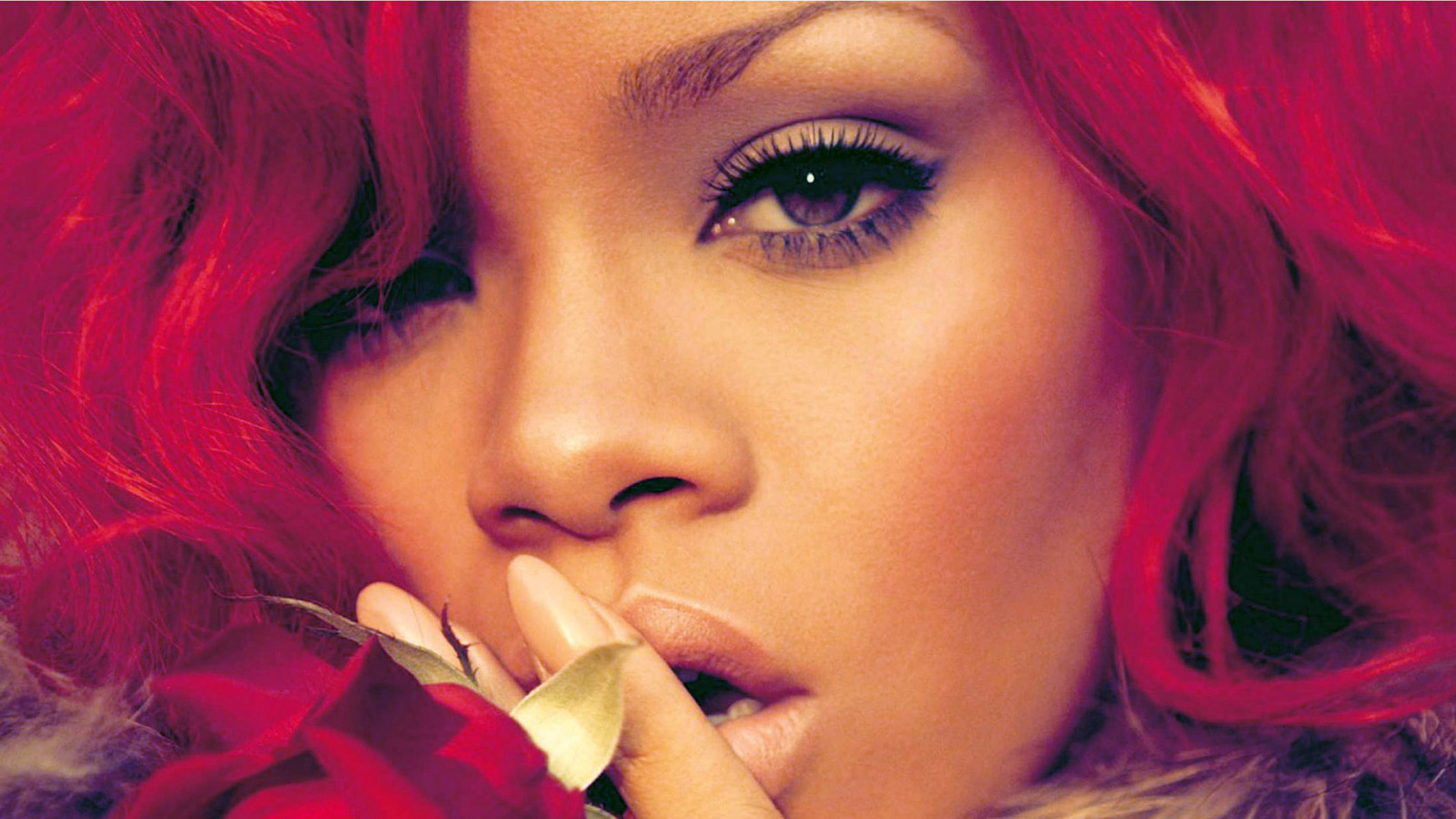 Rihanna, ตัดผม, สี, ใบหน้า, ดู