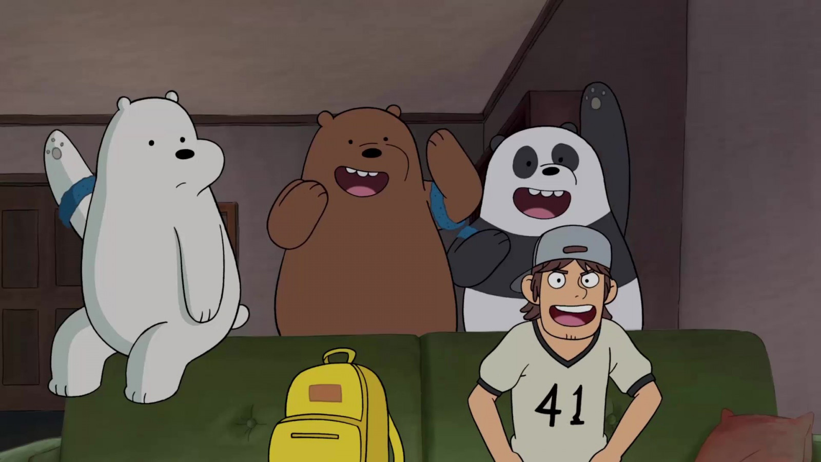 illustrazione, cartone animato, i fumetti, Catturare, WeBareBears, immagine dello schermo