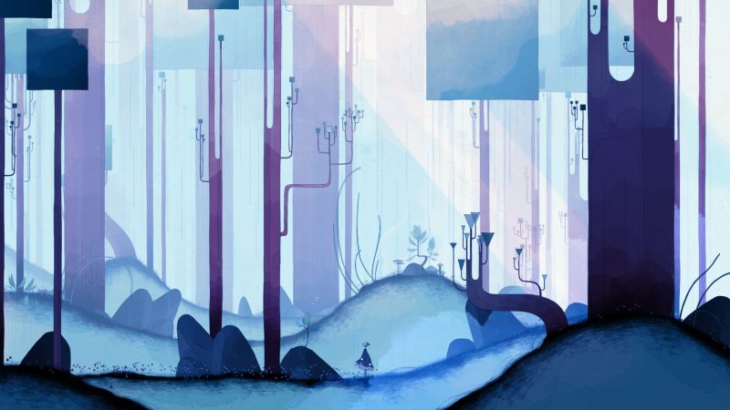 Gris Video Game, Video Game Art, Computerspellen Gris Video Game, Video Game Art, Computerspellen