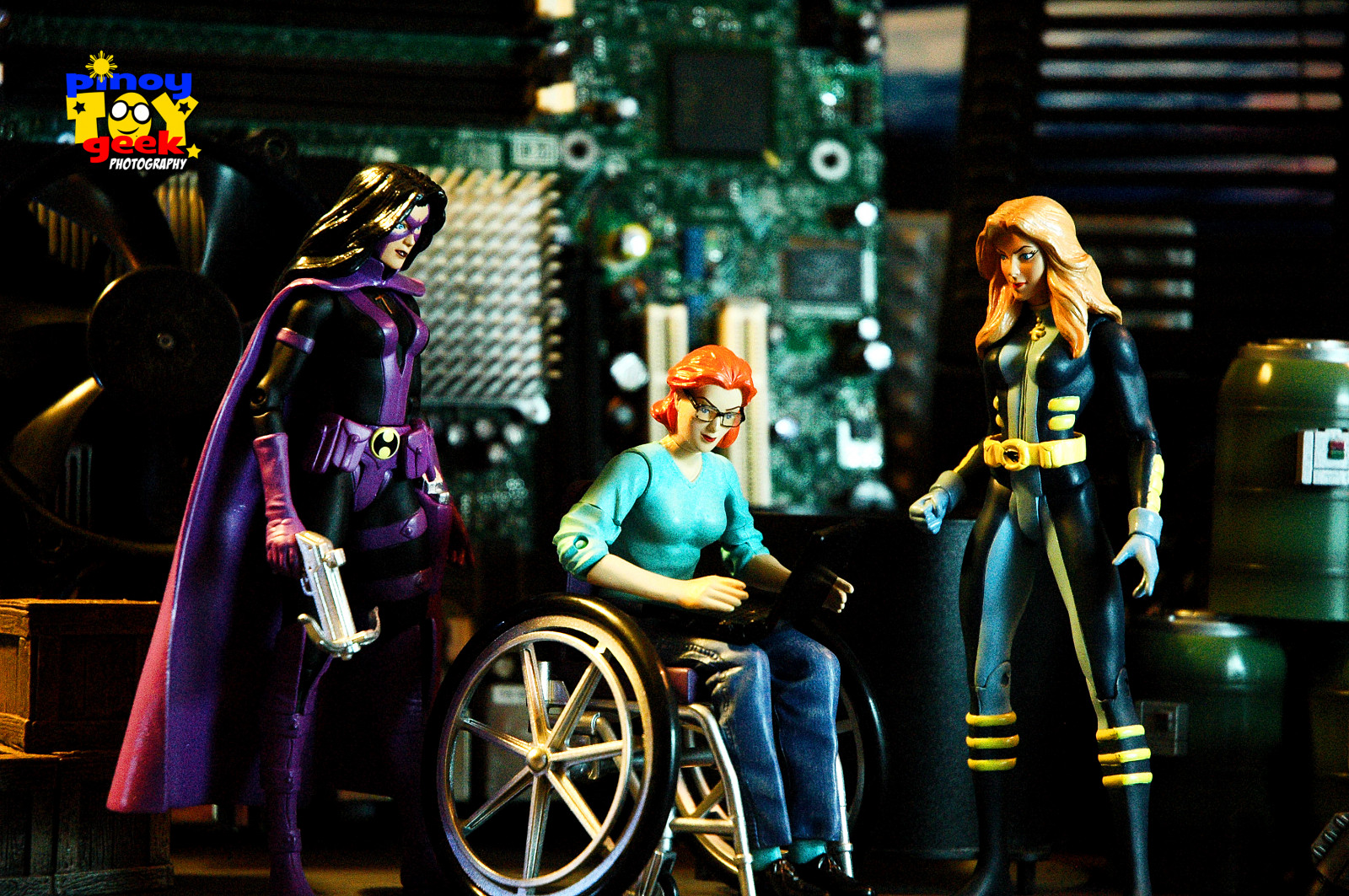 Spielzeug, Batman, Joker, Technologie, Comics, Jägerin, Batgirl, Robin, Dccomics, Raubvögel, Action Figur, Karikaturen, Actionfiguren, Dcdirect, Arkham City, Gotham City, Gerechtigkeitsliga, schwarzer Kanarienvogel, Dcnation, Arkham Asylum