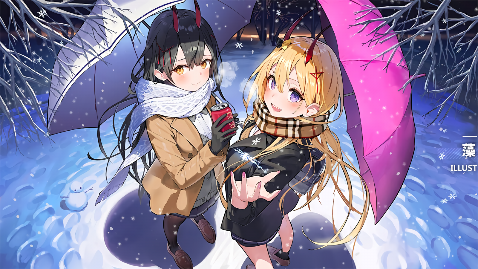 rysunek, wyraz twarzy, usta, gest, SZTUKA, interakcja, chłodny, szczęśliwy, cg artwork, zabawa, czarne włosy, postać fikcyjna, przestrzeń, grafika, zdarzenie, elektryczny błękit, ilustracja, fikcja, Animated cartoon, animacja, rysunek, Anime, projekt graficzny, obraz, okrąg, ciemność, wzór, Hime cut, zimowy, Bangs