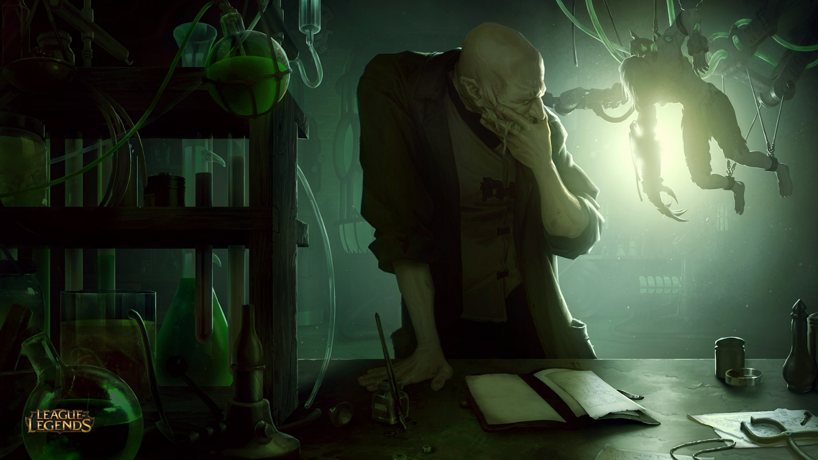 illustrazione, Rift di Summoner, Warwick, mezzanotte, oscurità, immagine dello schermo, sfondo del computer, effetti speciali, gioco pc