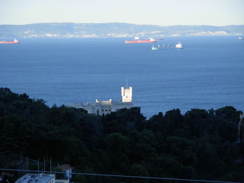 moře, Itálie, záliv, kopec, jezero, město moře, Itálie, záliv, kopec, jezero, město