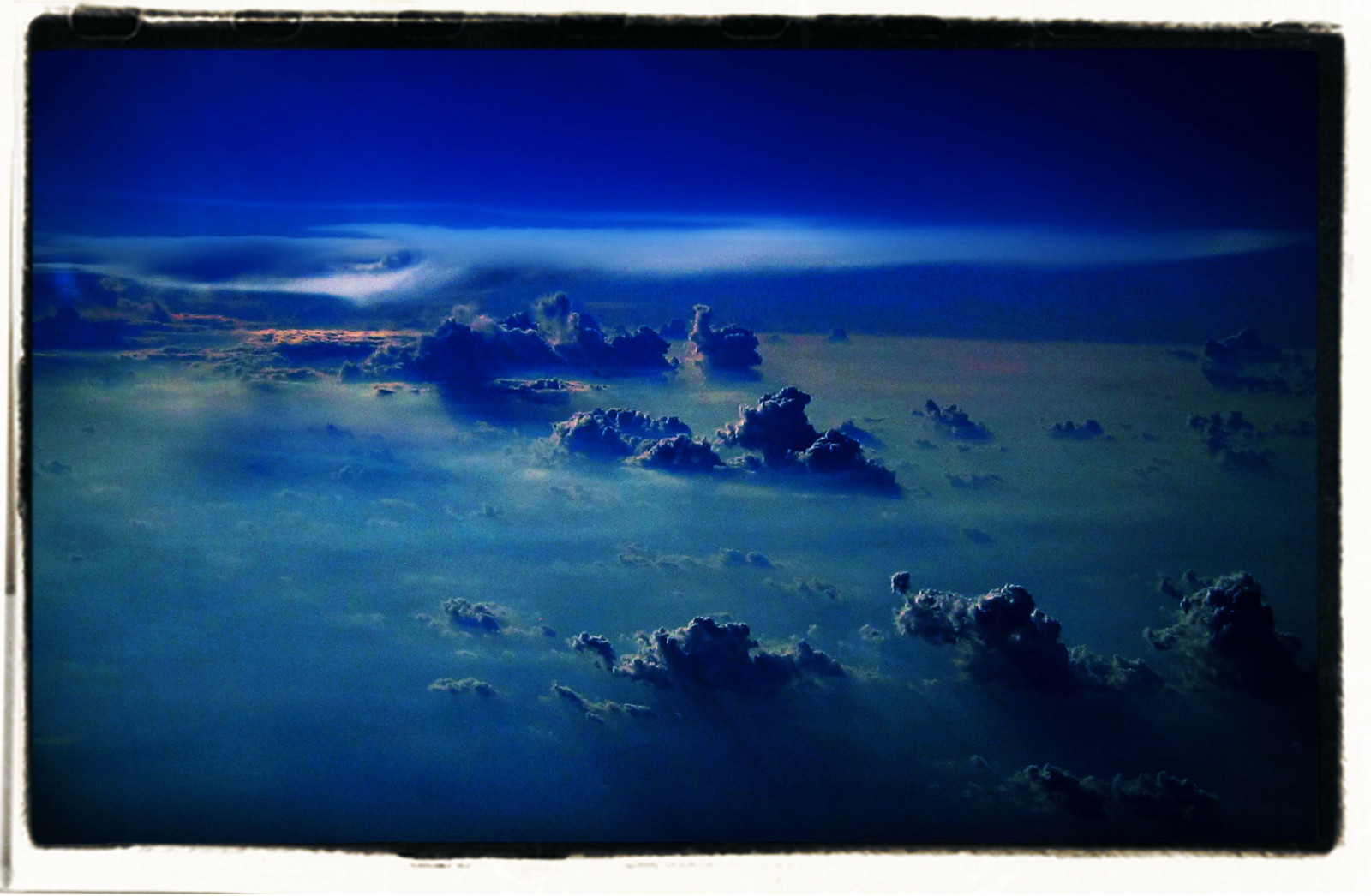 z, modrý, Červené, nebe, Spojené státy americké, Chicago, UMĚNÍ, mraky, letadlo, vysoký, s, Doug, dramatický, vyšší, prostý, náznak, Siefkenem, dougsiefken