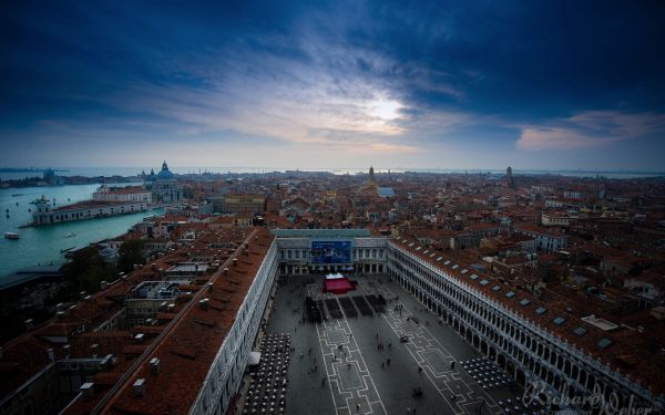 sunset, city, cityscape, night, Italy, architecture