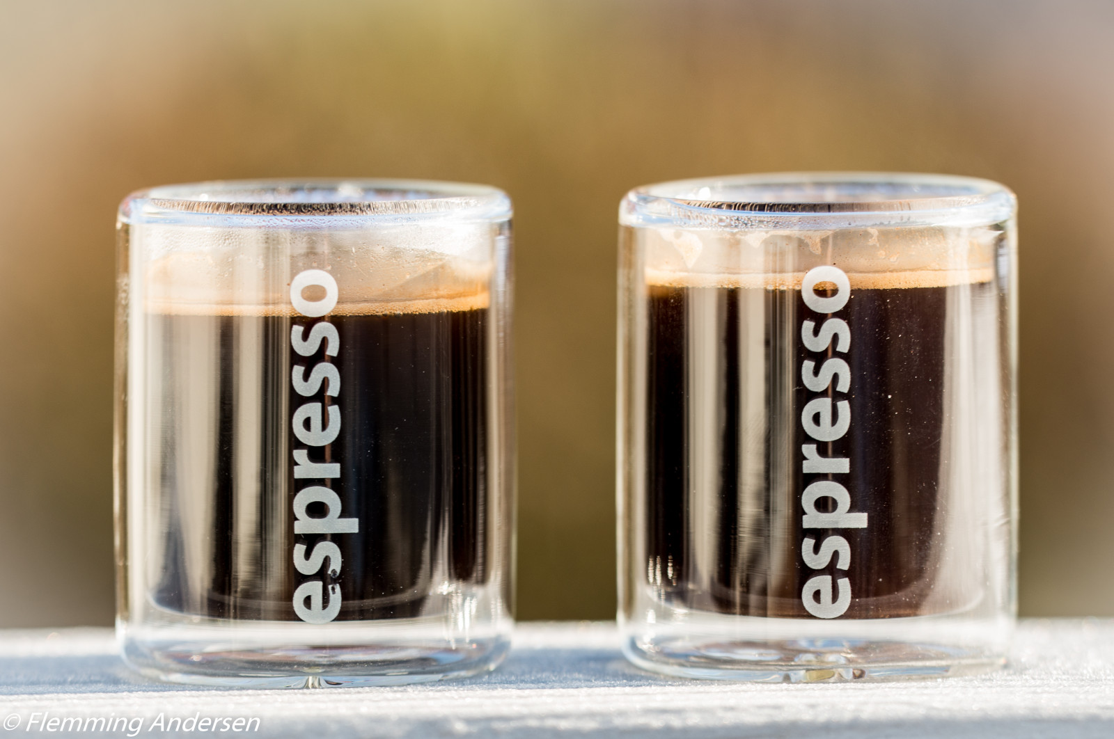 Wallpaper drink, food, warm, espresso, two, glasses, duplicate