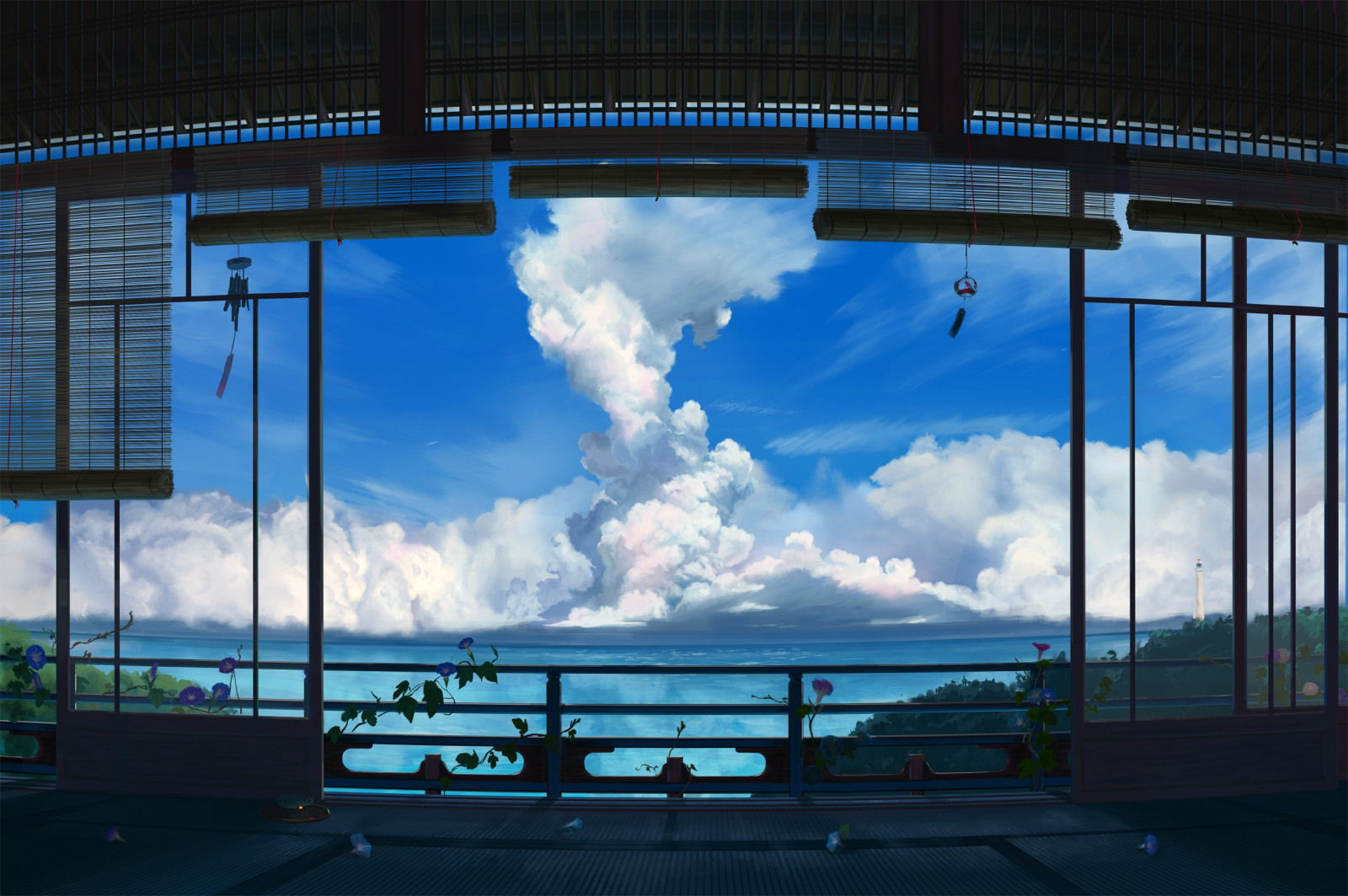 παράθυρο, αρχιτεκτονική, anime, δωμάτιο, αντανάκλαση, ουρανός, έργα τέχνης, σύννεφα, σπίτι, μπλε, απόγευμα, στάδιο, δομή, σύννεφο, σχήμα, πρόσοψη, αστική περιοχή, αθλητισμός