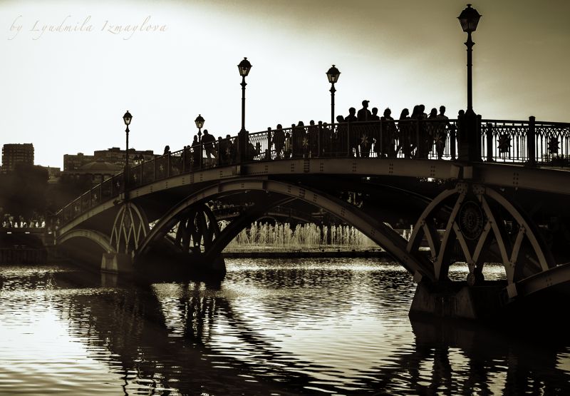 pont,Tsaritsyno,Moscou,Russie,manoir,étang