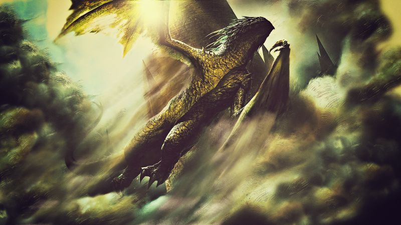 3840x2160 px, umělecká díla, drak, fan art, fantasy umění 3840x2160 px, umělecká díla, drak, fan art, fantasy umění