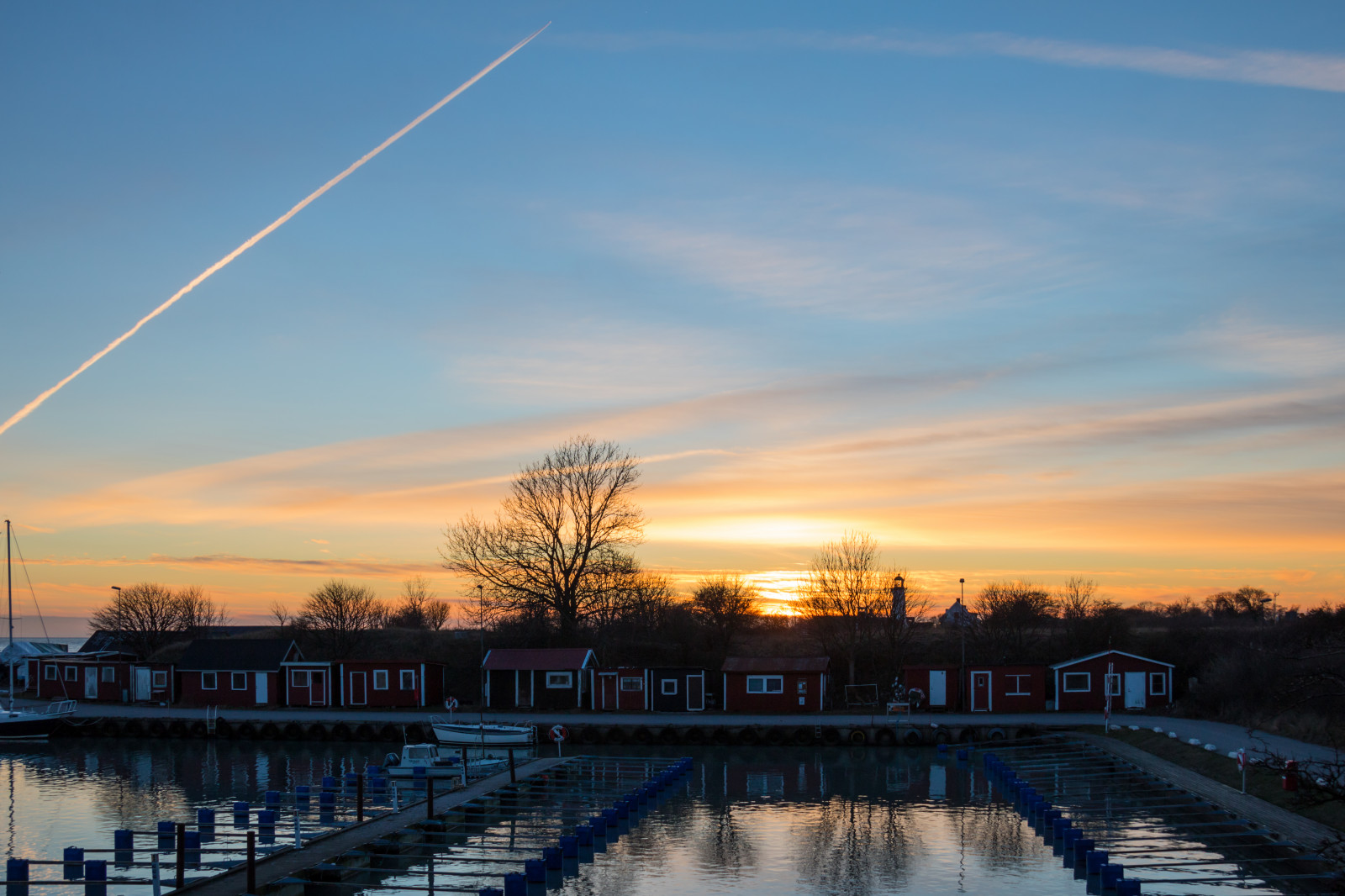 luce del sole, tramonto, mare, paesaggio urbano, acqua, riflessione, cielo, inverno, Alba, orizzonte, sera, mattina, ponte, fiume, orizzonte, crepuscolo, Marina, nube, alba, solnedg ng, Smygehuk, Smygehamn, reflektion, corso d'acqua, corpo d'acqua