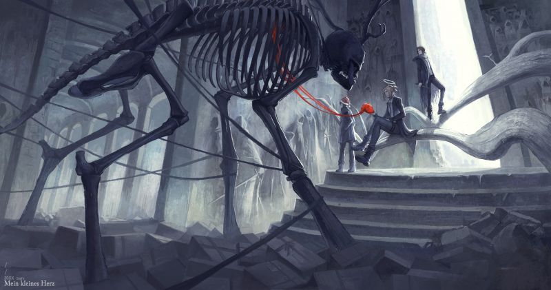 Anime drenge,snafu,skelet