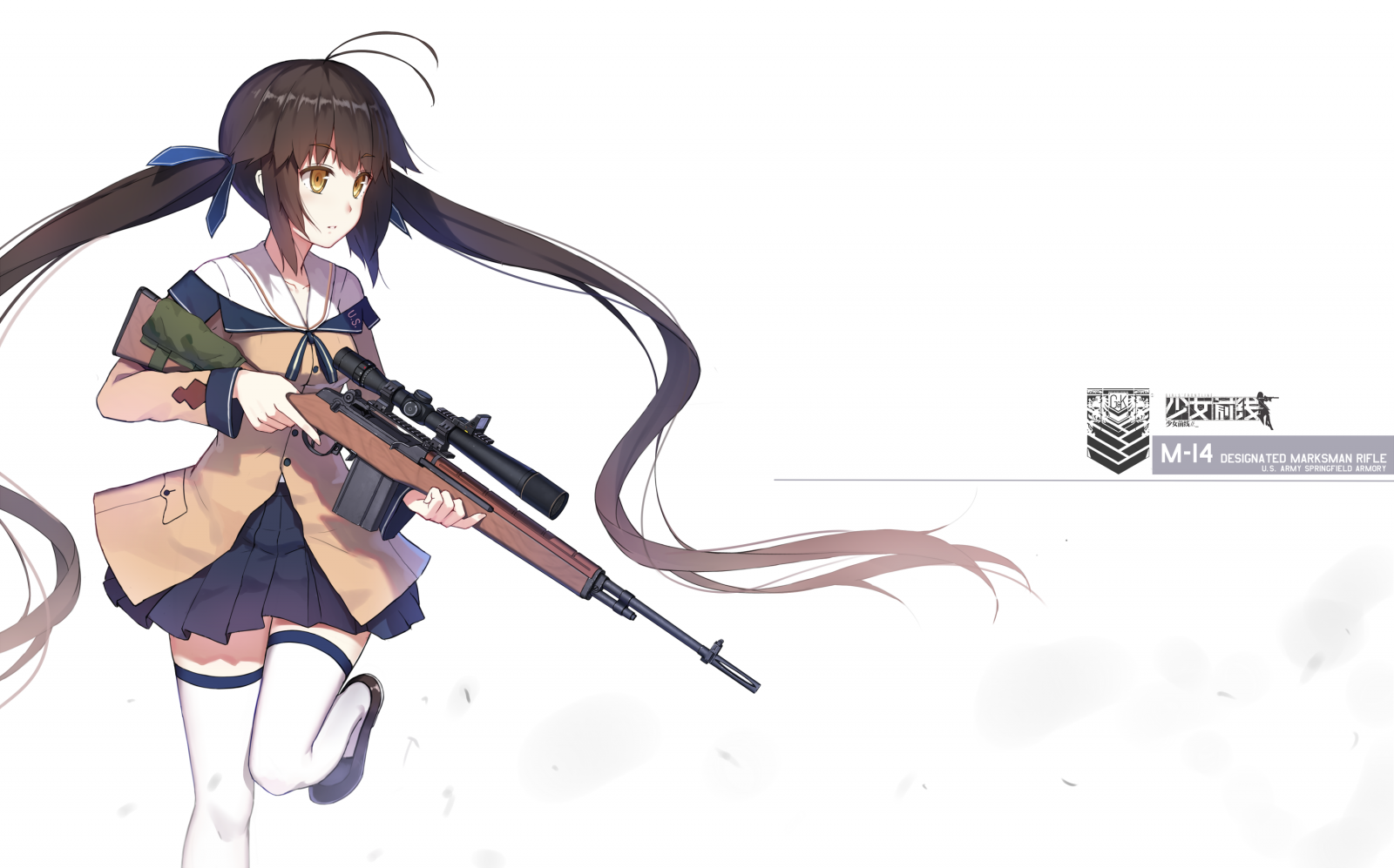 Wallpaper Drawing Illustration Gun Long Hair Anime Girls Yellow Eyes Weapon Cartoon School Uniform Sniper Rifle M14 Sketch 3000x1871 Maharaj 34269 Hd Wallpapers Wallhere Btw next drawing will be from my personal favourite anime kono suba!! drawing illustration gun long hair