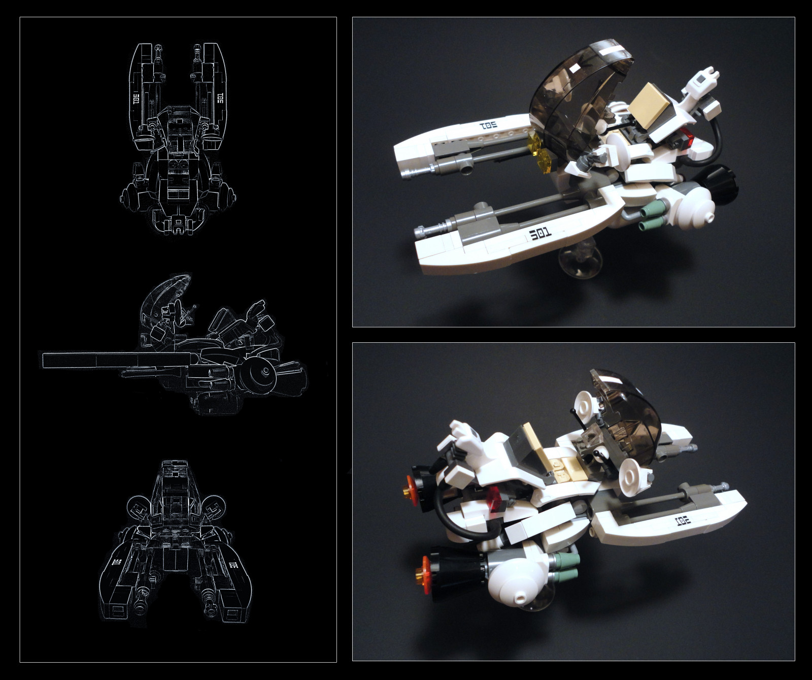 cyberpunk, robot, spazio, LEGO, tecnologia, macchina, scifi, moc, mecha, hitech, sfondo del computer, prodotto, speederbike, Antigrav, product design