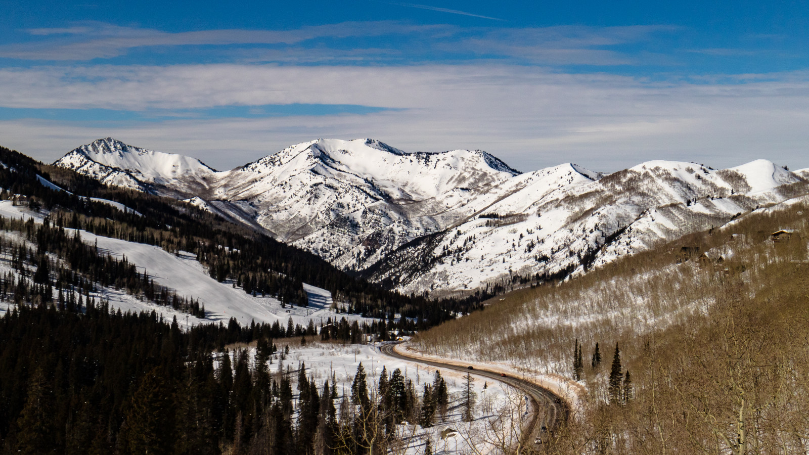 Wallpaper big, cottonwood, canyon, Utah, solitude, Ski, resort, salt