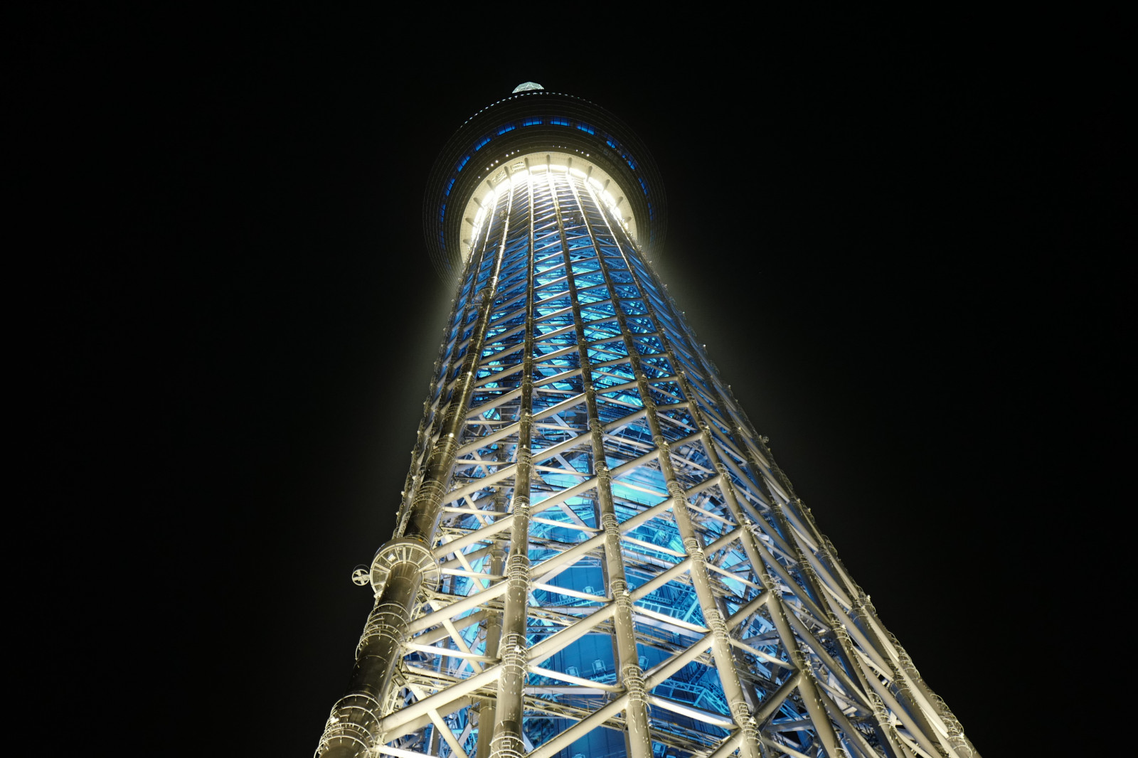 Japan, Nacht-, die Architektur, Betrachtung, Symmetrie, Wolkenkratzer, Turm, Leica, Metropole, Tokio, Kuppel, Jp, Himmelsbaum, Licht, Beleuchtet, Erleuchtung, gestalten, Iki, Wahrzeichen, Tokyoskytree, Summilux, Leicaq, Summilux1728, Q, 1728, Oshiage