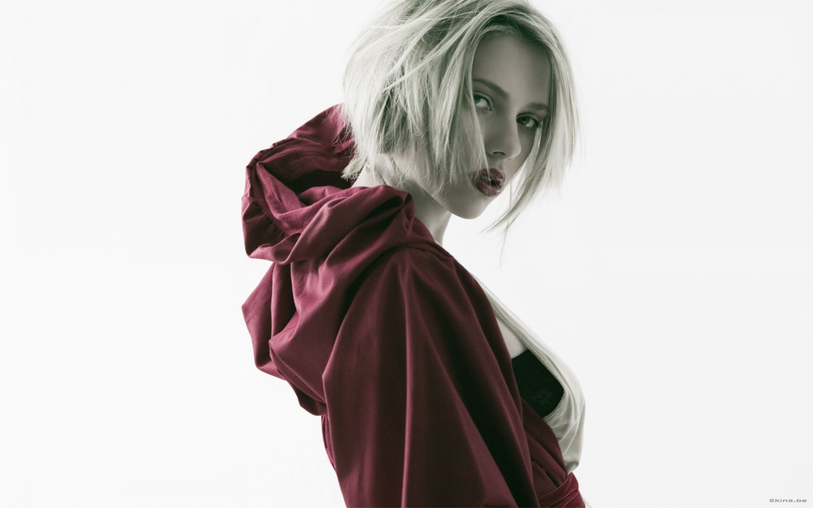Scarlett Johansson, femmes, visage, actrice, célébrité, Fond simple