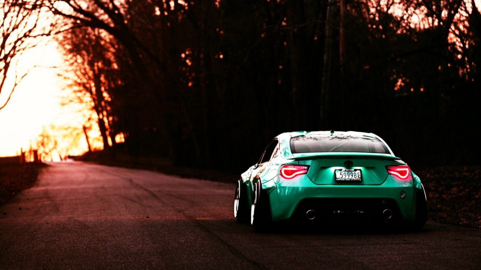 1920x1080 px, BBS, curvatura, verde, GT86, Toyota GT86