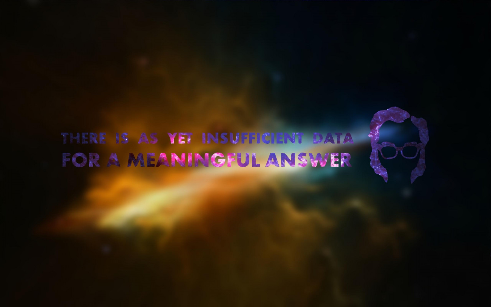 plads, typografi, stjernetåge, sløret, atmosfære, univers, Isaac Asimov, mørke, skærmbillede, computer tapet, skrifttype, ydre rum, himmellegeme