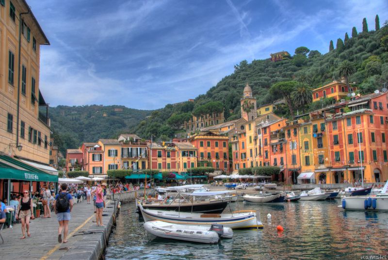 vodní, nebe, město, voda, odraz, water transportation