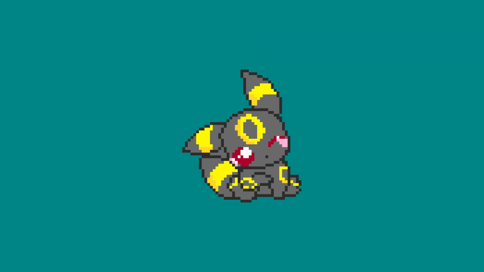 illustration, Pixel kunst, tegneserie, Pok mon, pixel, Umbreon