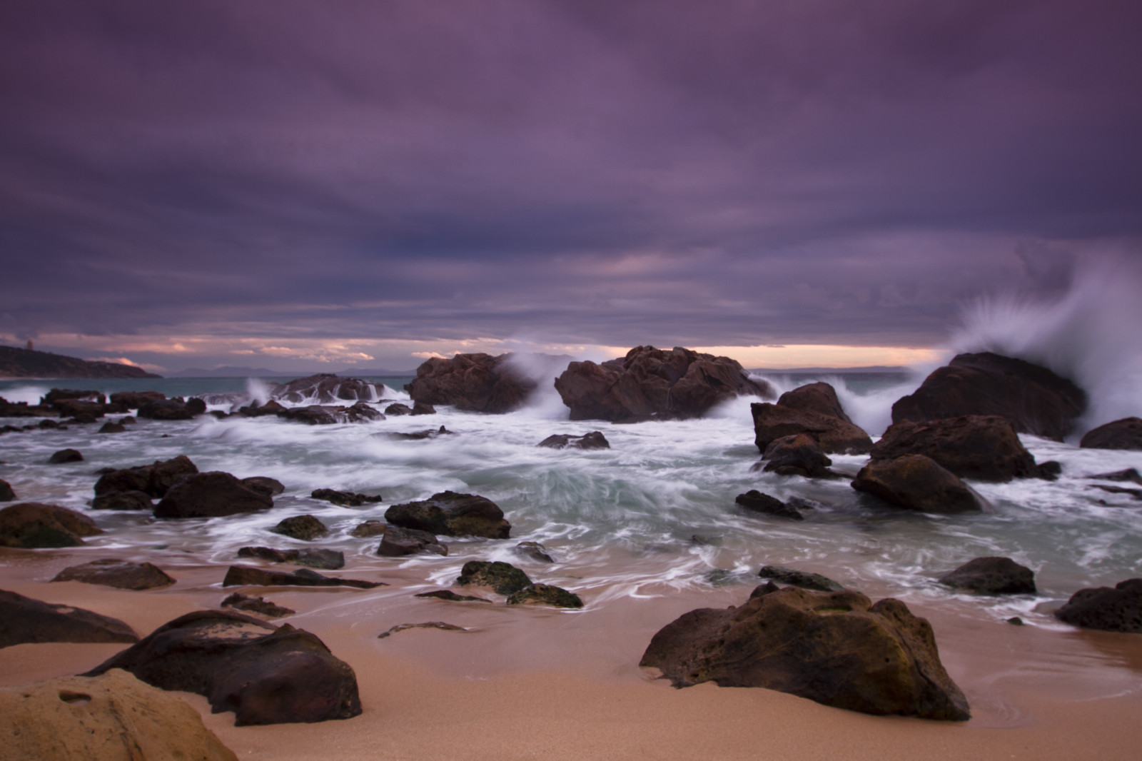 atardecer, západ slunce, estrechodegibraltar, straitsofgibraltar, Strog, Atlanterra, zaharadelosatunes, cadiz, andalucia, moře, mar, playa, pláž, oceán, oceano, Atlantico, canoneos7d, canon1635, jaocana76, juanantoniooca, Rocas, skály, playadelosalemanes