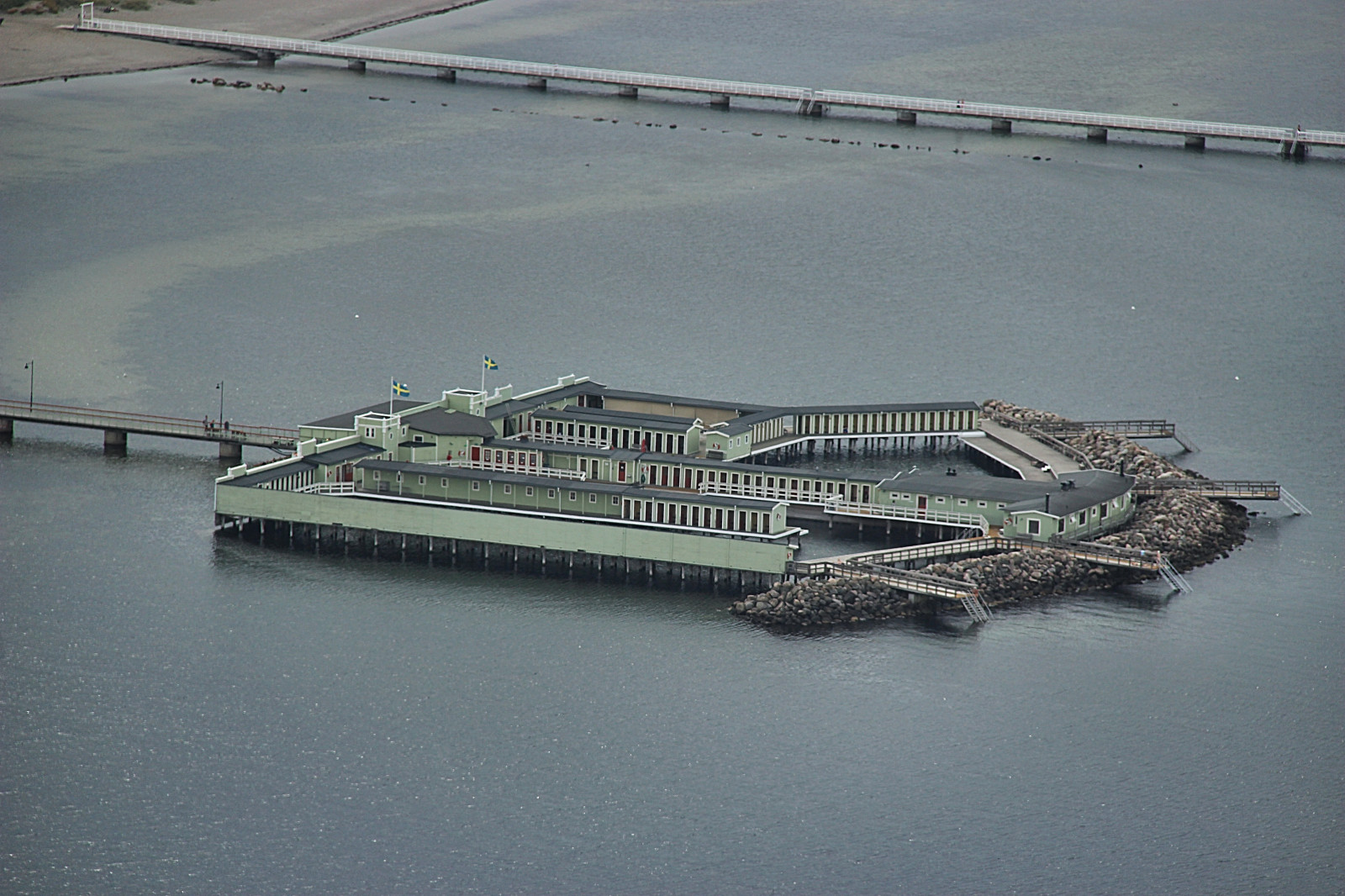 mare, riflessione, veicolo, fiume, Canone, molo, bacino, stadio, Marina, vista, sopra, Ribban, Malmo, case, canale, canon100, fromeabove, visitingturningtorso, corso d'acqua, fotografia aerea