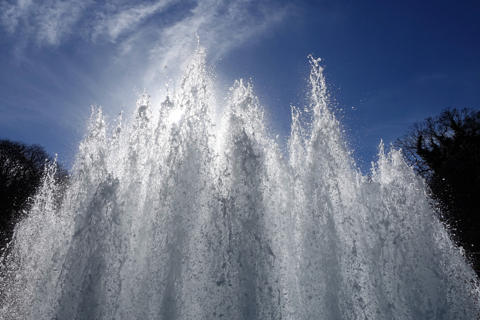 slunečnímu záření, vodopád, zahrada, voda, Příroda, sníh, zima, led, mlha, mráz, kašna, zmrazení, Northumberland, strom, počasí, sezóna, vlna, atmosférický jev, mořská vlna, vodní prvek, Alnwick