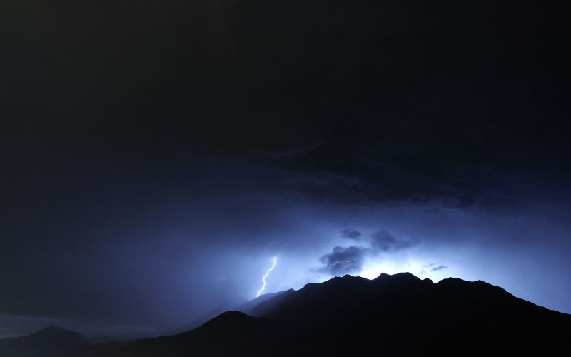 krajina, noc, Příroda, fotografování, Blesk, kopec krajina, noc, Příroda, fotografování, Blesk, kopec