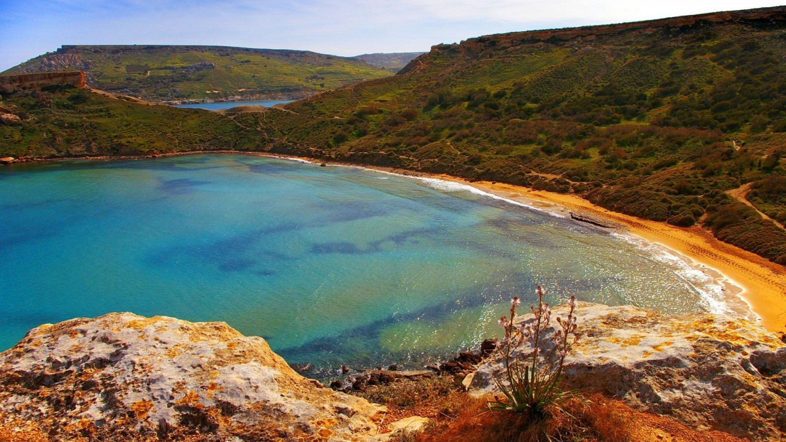 Sfondi Paesaggio Mare Baia Roccia Puntellare Costa Scogliera 