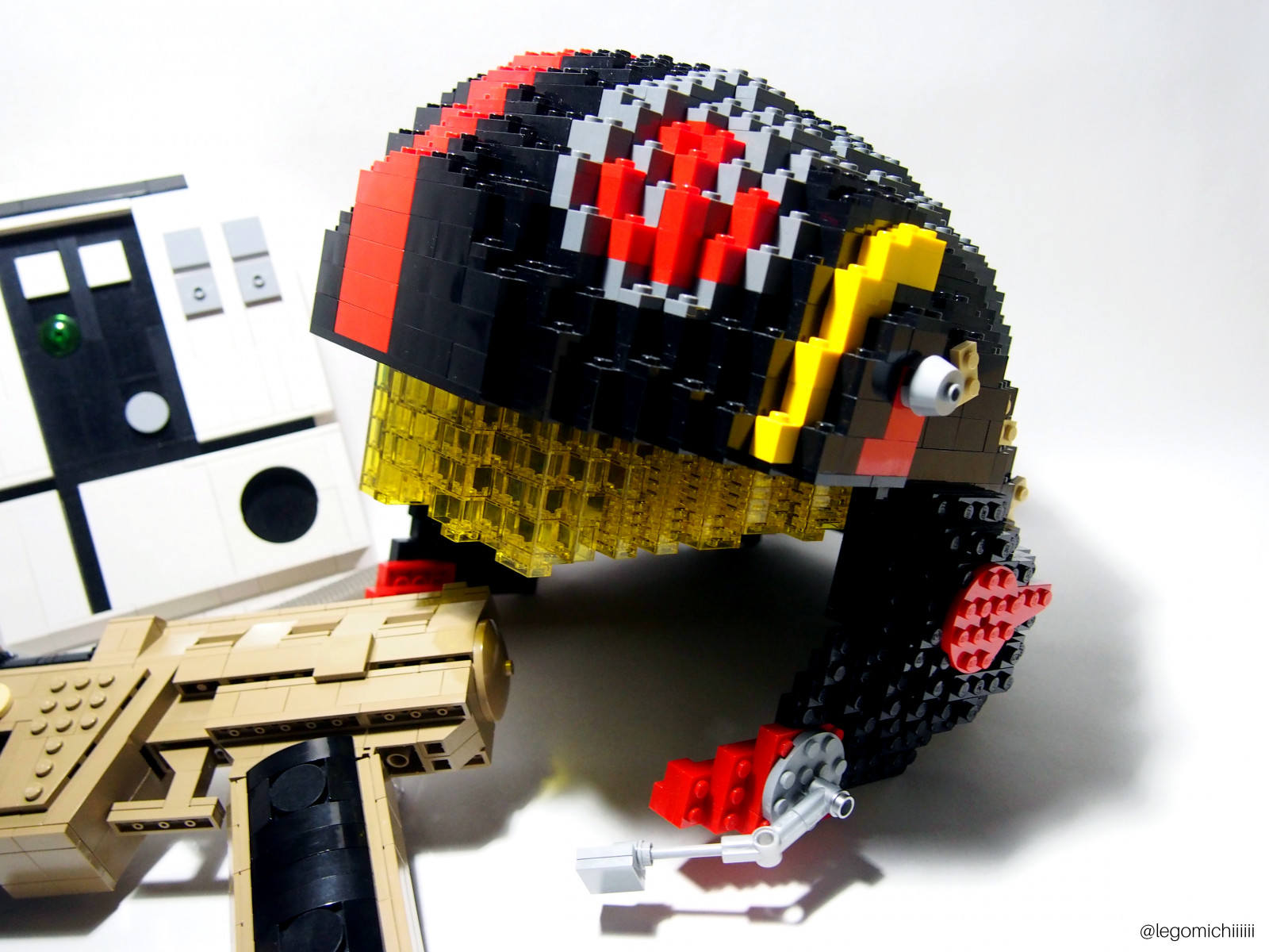 LEGO, hvězda, války, theforceawakens, poe, Dameron, pistole, helma, blaster