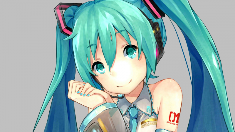 Hatsune Miku, Vocaloid, tóc xanh, Twintails, mắt xanh, Anime Hatsune Miku, Vocaloid, tóc xanh, Twintails, mắt xanh, Anime
