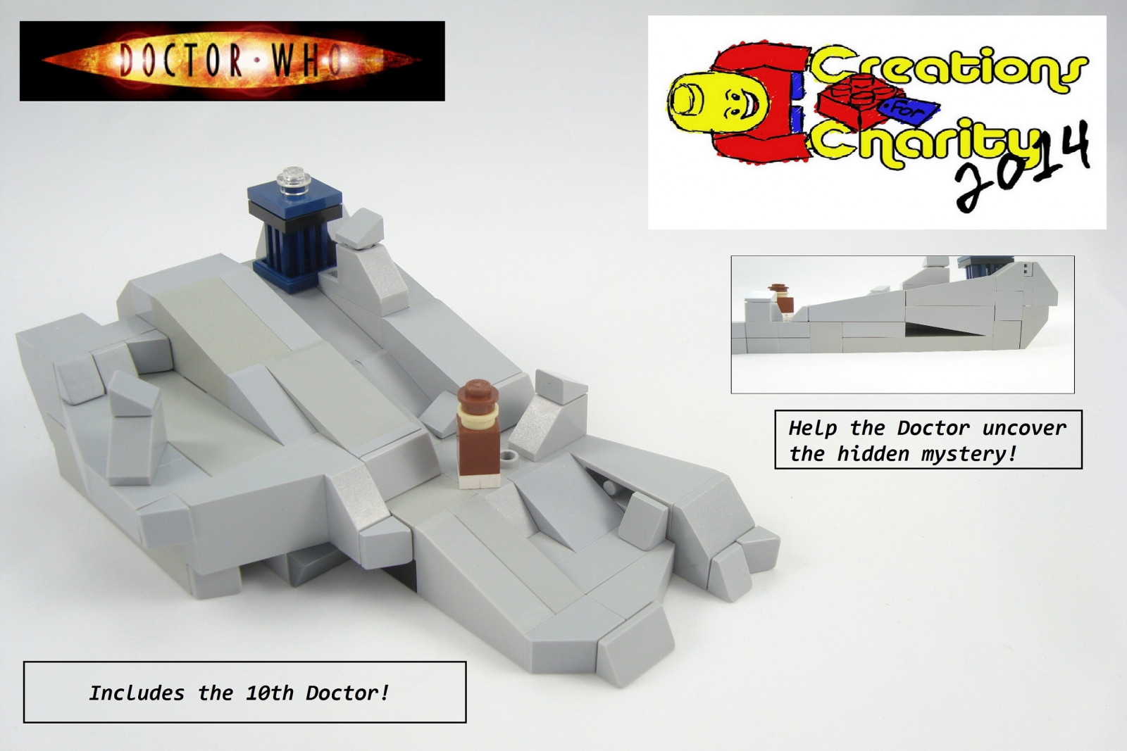 planeta, LEGO, Hračka, šťastný, TARDIS, plastický, úhel, Cybermen, 2014, dobrý, udělat, pro, pruh, výtvory, produkt, kdo, doktor, mimozemšťan, vůle, dobročinnost, prosím, 10., méně, 76, 12., Štěstí, Totters, product design