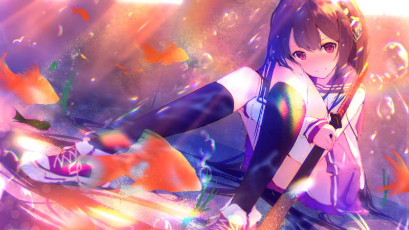 3508x1974 px,animemeisjes,artwork