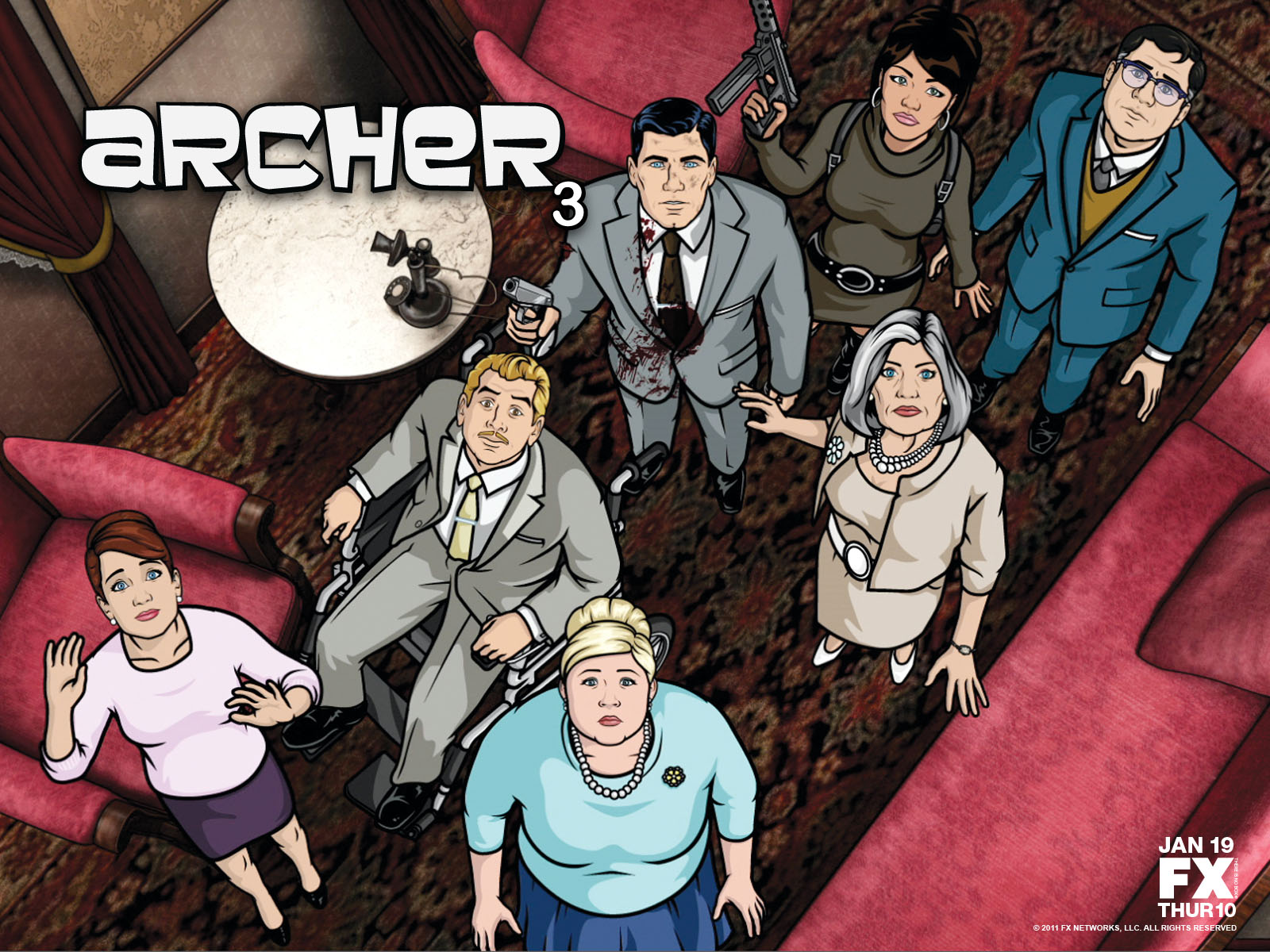 Fond d'écran dessin animé, archer, des bandes dessinées, capture d