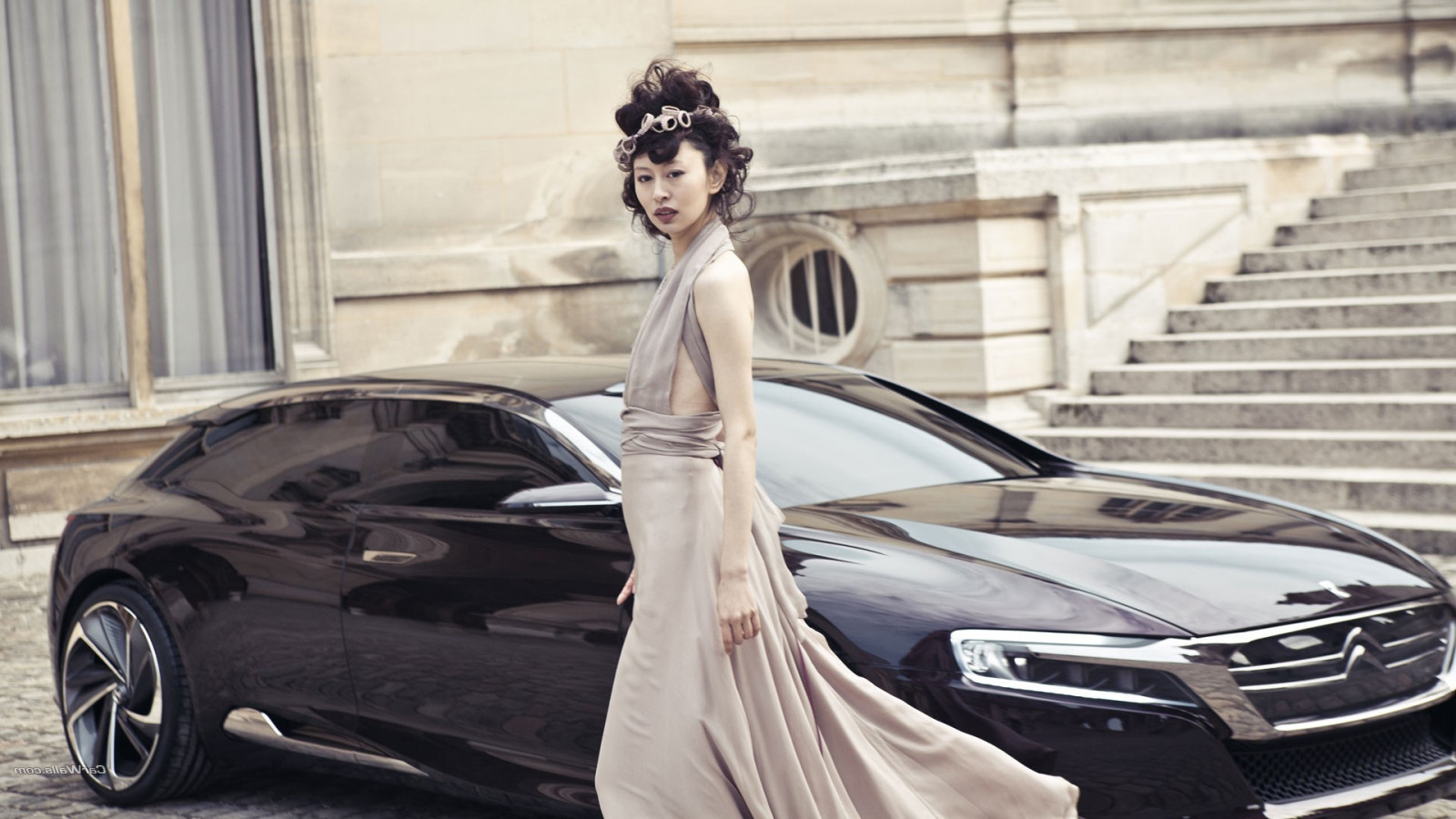 ženy, auto, asijský, vozidlo, limuzína, Citroen Numero 9, kolo, 1920x1080 px, pozemní vozidla, automobilového designu, automobilový exteriér, automobil make, luxusní vůz, rodinný vůz, výkonné auto, sportovní užitkové vozidlo