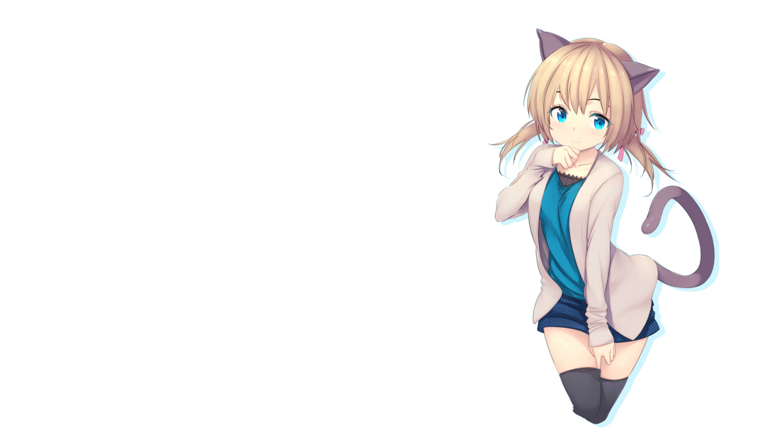 Nekomimi, anime, Anime piger, Kat pige, tegneserie, originale karakterer, figur