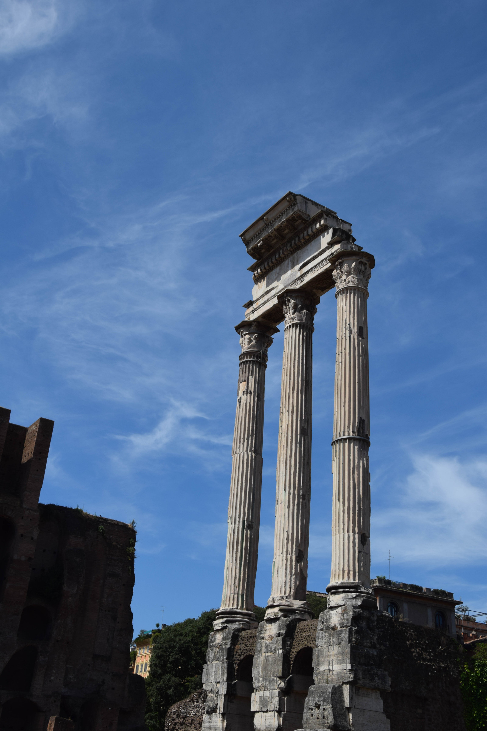 tempio, città, Italia, architettura, antico, roccia, costruzione, cielo, blu, Torre, colonna, Europa, arco, Roma, rovine, struttura, monumento, nube, rom, città antica, roma, forumromanum, fororomano, viadellasalaravecchia, romerskarkitektur, romanmythologyandgenealogy, punto di riferimento, storia antica, antica architettura romana