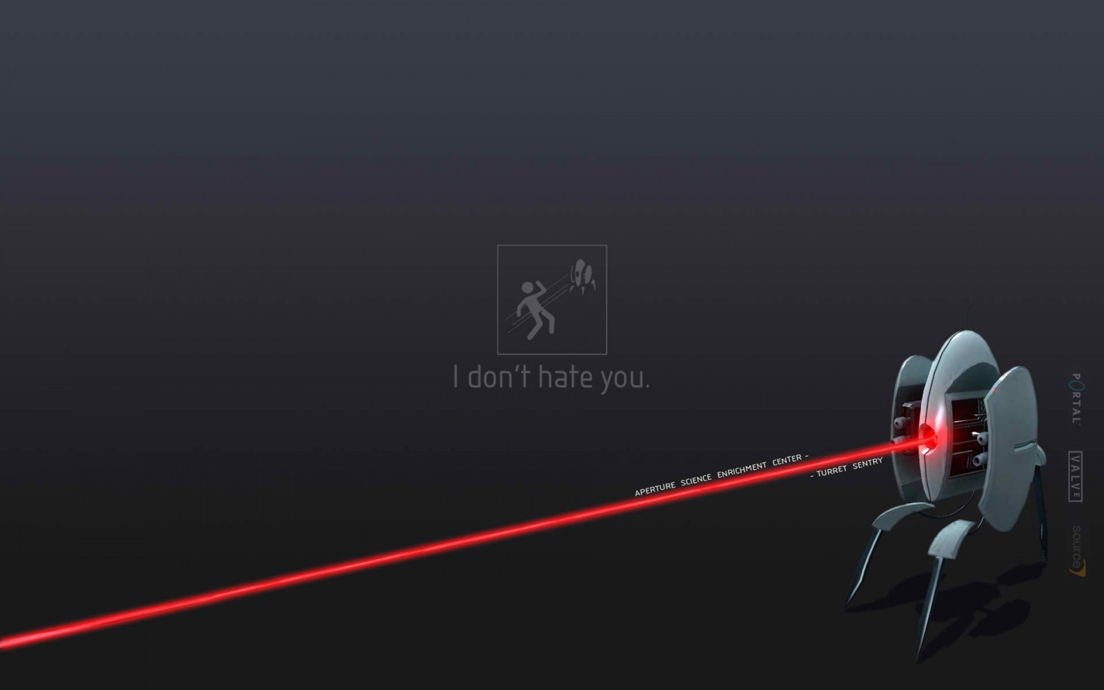 zbraň, Portal 2, portál hra, Aperture Laboratories, značka, Snímek obrazovky, počítač tapeta, font
