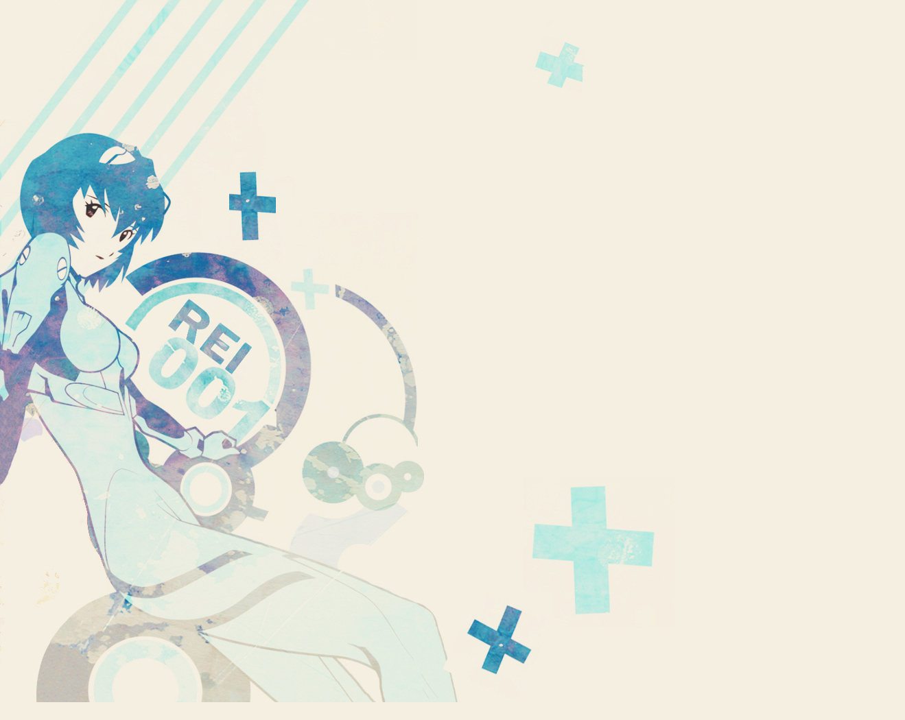 disegno, illustrazione, anime, anime girls, Neon Genesis Evangelion, Ayanami Rei, cartone animato, marca