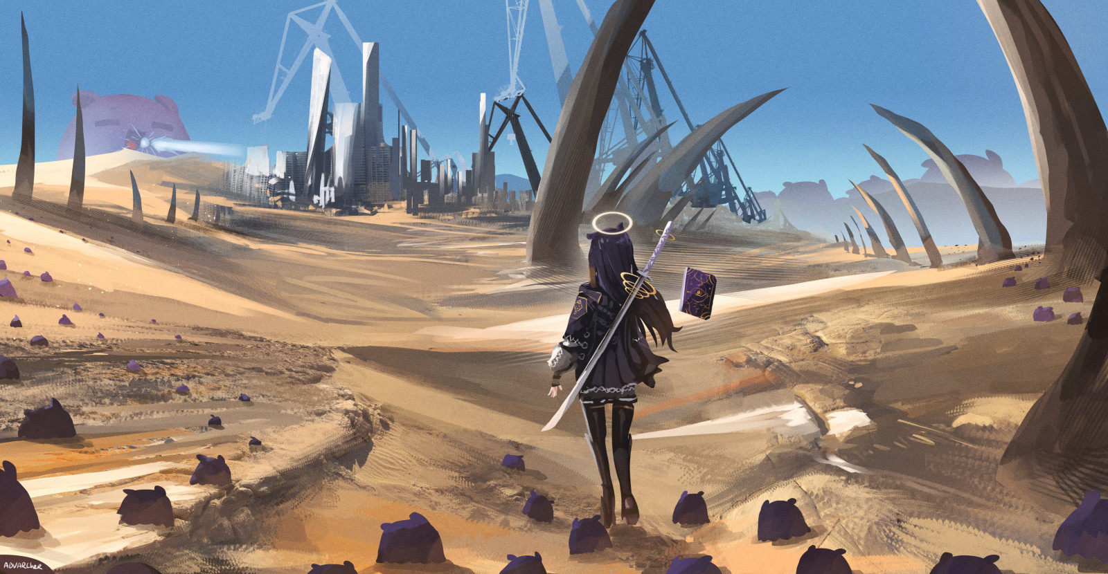 Hololive, Hololive English, Takodachi, Ninomae Ina nis, poušť