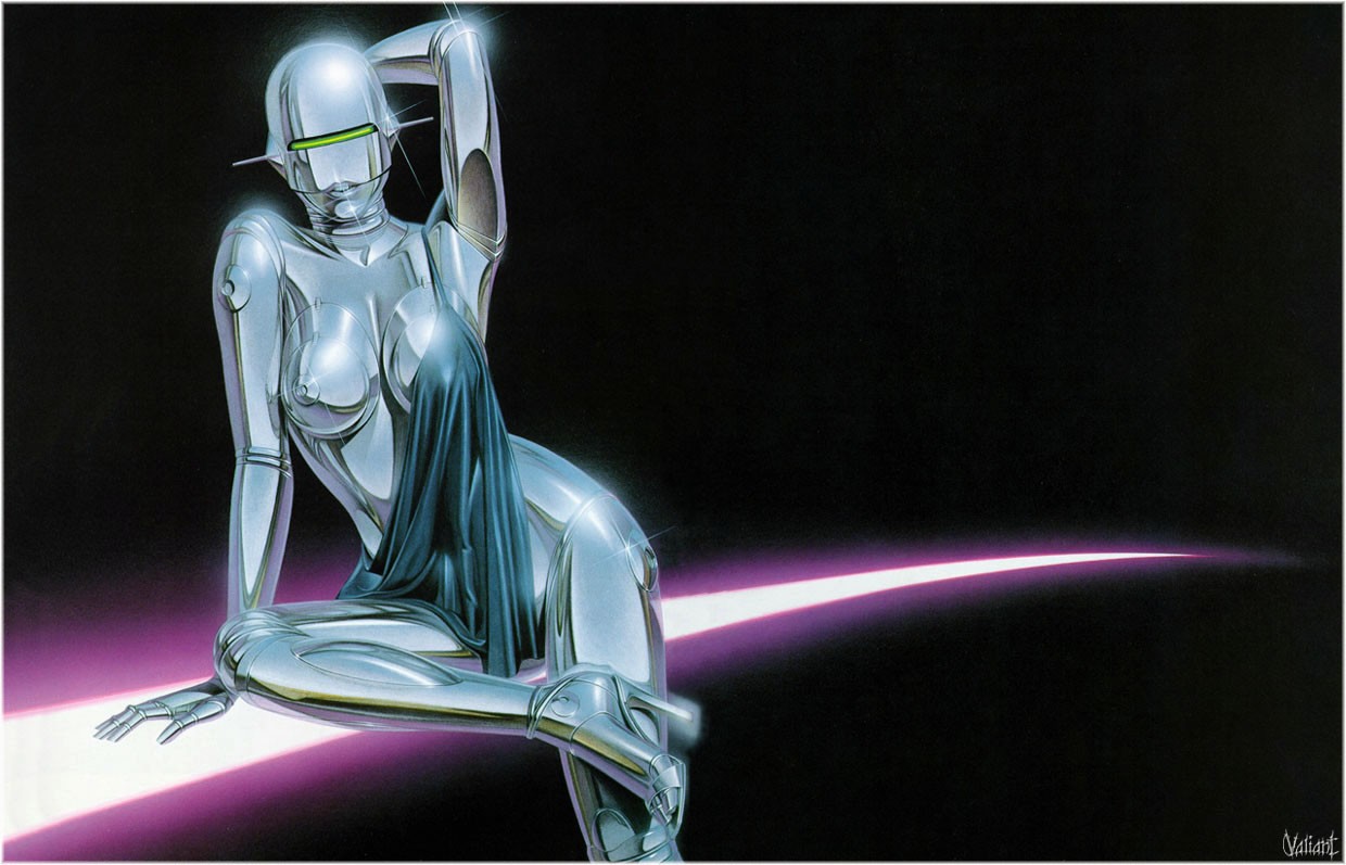 sci-fi, sochařství, socha, gynoid, Hajime Sorayama, Snímek obrazovky, figurka, počítač tapeta