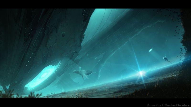 space, artwork, universe, moonlight, atmosphere, Aurora space, artwork, universe, moonlight, atmosphere, Aurora