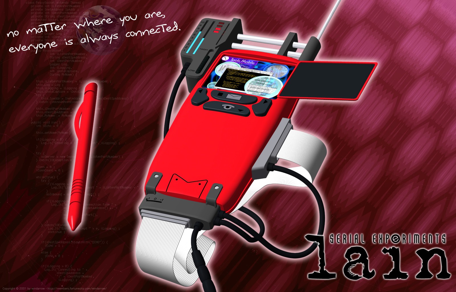 1600x1024 px, cables, Cellphones, experiments, lain, serial, smartphones