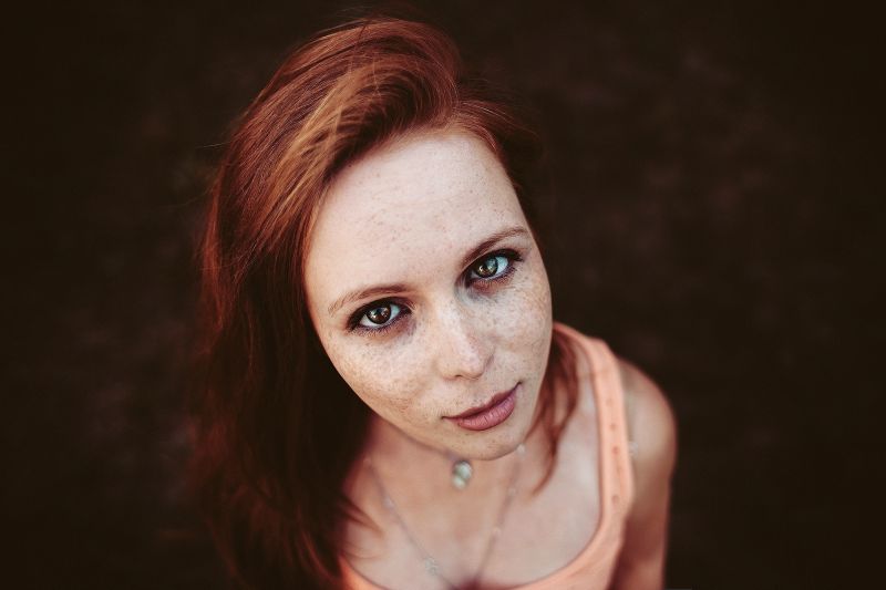 tvář, ženy, ryšavý, model, portrét, dlouhé vlasy tvář, ženy, ryšavý, model, portrét, dlouhé vlasy